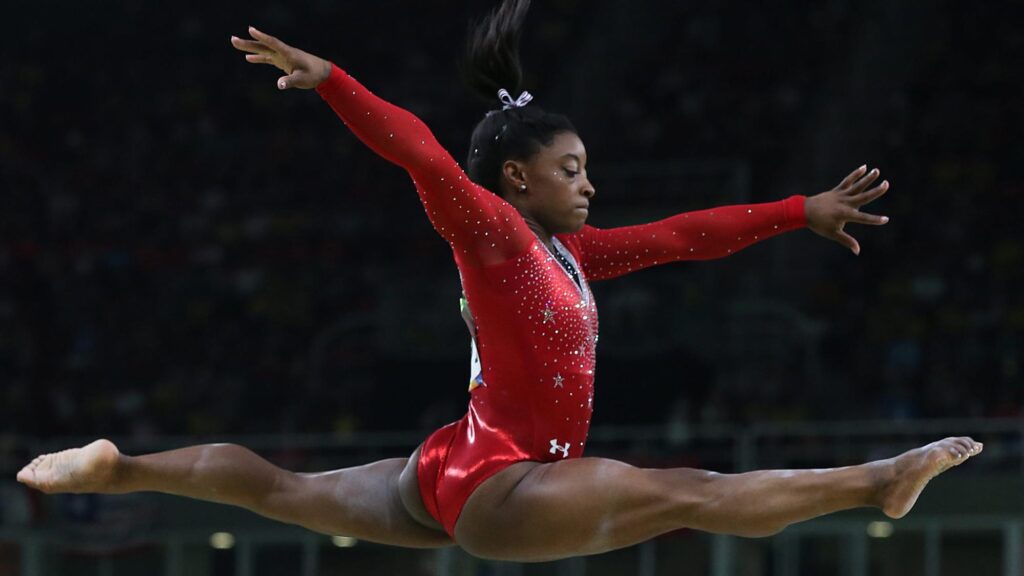 Simone Biles Broke High Jump World Record? Jumping Over NBA’s Tallest Victor Wembanyama, Gymnastics GOAT Soars in Track and Field – EssentiallySports