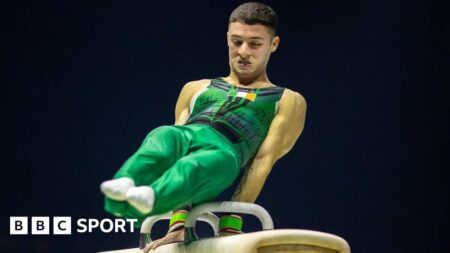 Irish gymnast jumps on Olympic Village cardboard bed to debunk ‘anti-sex fake news’ – CNN