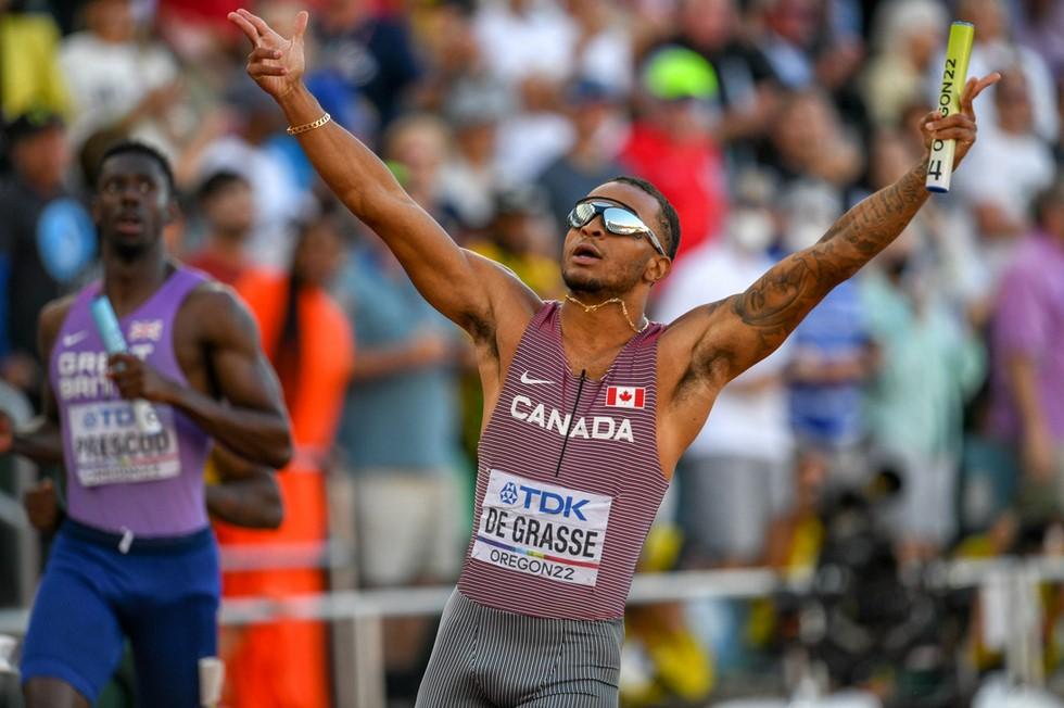 Andre De Grasse wins 200m at Florida Relays near training base – CBC