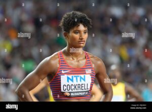Dominating the Track: Cockrell Shines in 400m Hurdles Heat!