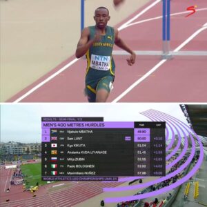 Njabulo Mbatha Sets His Sights on Defending 400m Hurdles Title at SA Junior Champs!