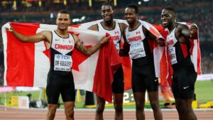Canadian men’s 4x100m team qualify for the world athletics relays final – CBC