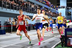 Bozhidar Saraboyukov Soars to Victory: Gold Medal in Long Jump at European Indoor Championships!