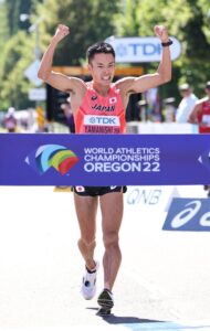 Yamanishi Dominates Once More, Successfully Defends World 20km Race Walk Crown in Oregon