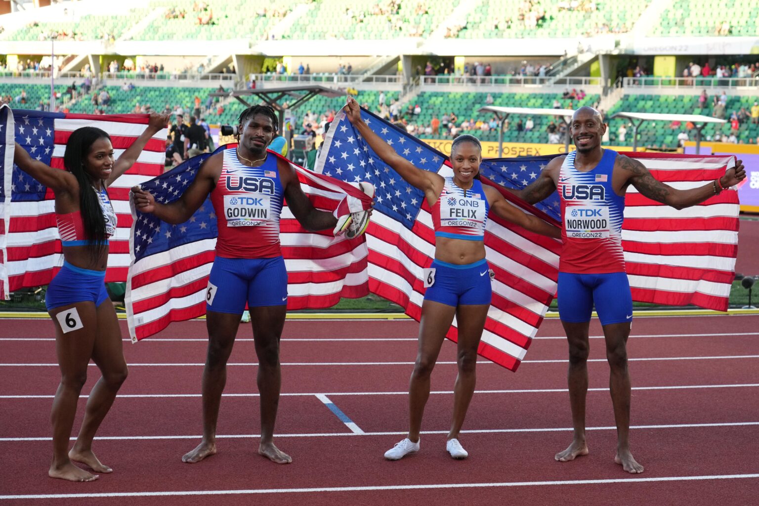 Electrifying World Athletics Relays in Guangzhou: U.S. Dominates Mixed 4×400 as South Africa and Spain Shine Bright