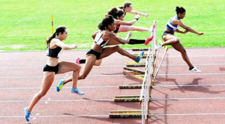 Johnson Falters in Heart-Pounding State 100 Hurdles Showdown