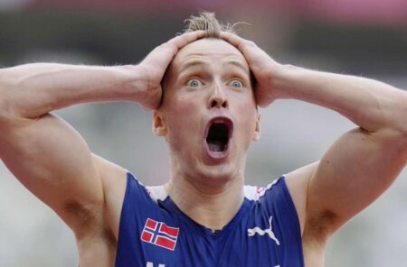 Karsten Warholm Smashes His Own 300-Meter Hurdles World Record in Spectacular Fashion