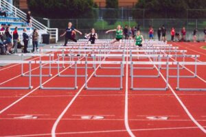 Hurdler’s Unexpected Race Mishap Sparks Stunning Modeling Breakthrough