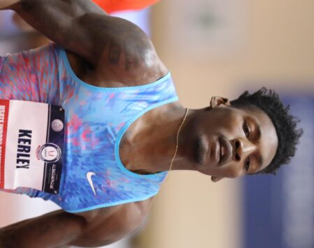 Sprint Star Fred Kerley Ignites Enhanced Games with Electrifying Performance, But Victory Requires a Team Effort