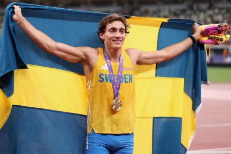 Armand Duplantis Soars to Third World Title, Shattering His 14th World Record